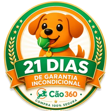 Selo de garantia incondicional de 21 dias Cão360